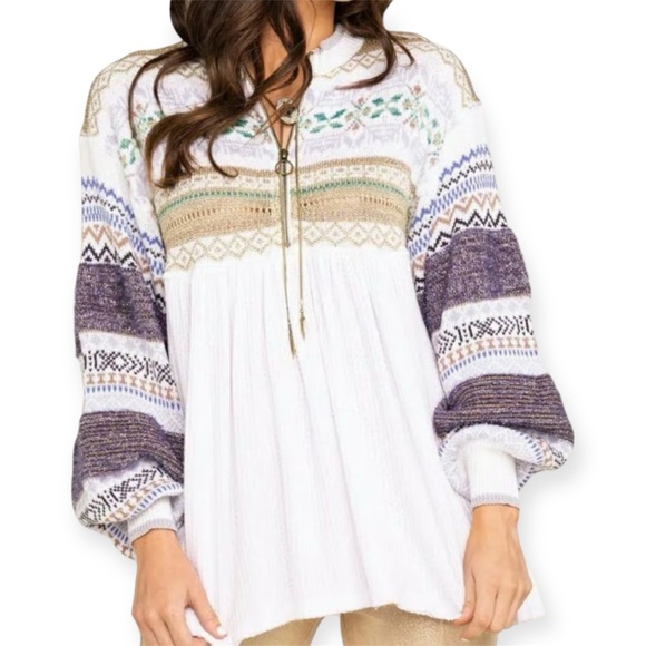 Cozy Cottage Sweater Free People - Picture 2 of 7